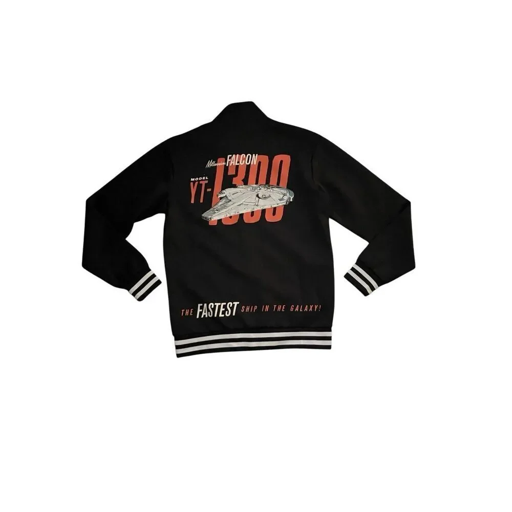 DISNEY PARKS STAR WARS FULL ZIP TRACK JACKET - Picture 2 of 4